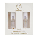 تحميل الصورة إلى عارض المعرض، قرط ثقب الأذن من الذهب عيار 18 قيراطًا بحجم كرة 3 مم