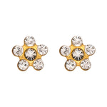 Load image into Gallery viewer, Daisy April 24K Pure Gold Plated Ear Piercing Stud For Kids