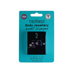 Load image into Gallery viewer, Body Jewellery Shape Tribal Rainbow Stainless Steel 14G Belly Stud