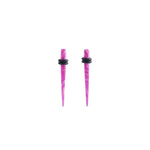 Load image into Gallery viewer, Body Jewellery Acrylic Taper Purple 2-Pk Surgical Steel 8G Earring