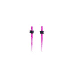 Load image into Gallery viewer, Body Jewellery Acrylic Taper Purple 2-Pk Surgical Steel 6G Earring