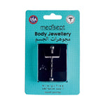 Load image into Gallery viewer, Body Jewellery Long Barbell W/3 Humps Earring