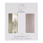 تحميل الصورة إلى عارض المعرض، قرط أذن للرجال من الفولاذ المقاوم للصدأ المقاوم للحساسية (مسامير فردية) مرصع بالزركونيا المكعبة مقاس 5 مم