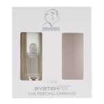 تحميل الصورة إلى عارض المعرض، قرط أذن للرجال من الفولاذ المقاوم للصدأ المقاوم للحساسية (مسامير فردية) مقاس 5 × 5 مم من الزركونيا المكعبة مقطوع بقص الأميرة