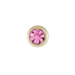 Load image into Gallery viewer, Light Rose Titanium Polished Gold Color Sterilized Nose Piercer