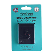 Body Jewellery Nose Screw Star/Rose/Ruby 20G 1MM Stainless Steel Nose Stud