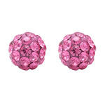 Load image into Gallery viewer, 4.5MM Fireball Rose Allergy-free Stainless Steel Ear Studs