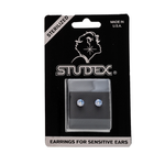 Load image into Gallery viewer, 5MM Cubic Zirconia Neon Blue Allergy-Free Stainless Steel Ear Studs