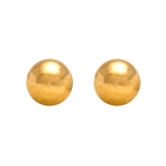 Load image into Gallery viewer, 4MM Ball 24K Pure Gold Plated Ear Studs