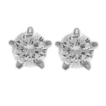 تحميل الصورة إلى عارض المعرض، 4MM Cubic Zirconia Allergy-Free Stainless steel Ear Stud