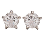 تحميل الصورة إلى عارض المعرض، 4MM April Ð Crystal Birthstone Allergy-free Stainless Steel Ear Studs