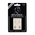 Load image into Gallery viewer, 4MM April Ð Crystal Bezel Allergy-free Stainless Steel Ear Studs