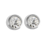 Load image into Gallery viewer, 3MM April Ð Crystal Bezel Allergy-free Stainless Steel Ear Studs
