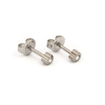 تحميل الصورة إلى عارض المعرض، 3MM Heartlite Studs Allergy-free Stainless Steel Ear Studs