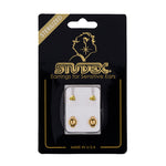 Load image into Gallery viewer, 3MM Triangle 24K Pure Gold Plated Ear Studs