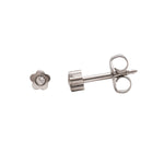 تحميل الصورة إلى عارض المعرض، 3MM Flower Studs Allergy-free Stainless Steel Ear Studs