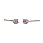 Load image into Gallery viewer, 3MM Pink Cubic Zirconia Allergy-Free Stainless Steel Ear Studs