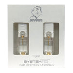 Load image into Gallery viewer, 3MM Cubic Zirconia 24K Pure Gold Plated Ear Piercing Stud
