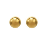 Load image into Gallery viewer, 4MM Ball 24K Pure Gold Plated (Self Piercer) Ear Stud
