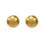 Load image into Gallery viewer, 4MM Ball 24K Pure Gold Plated Ear Piercing Stud
