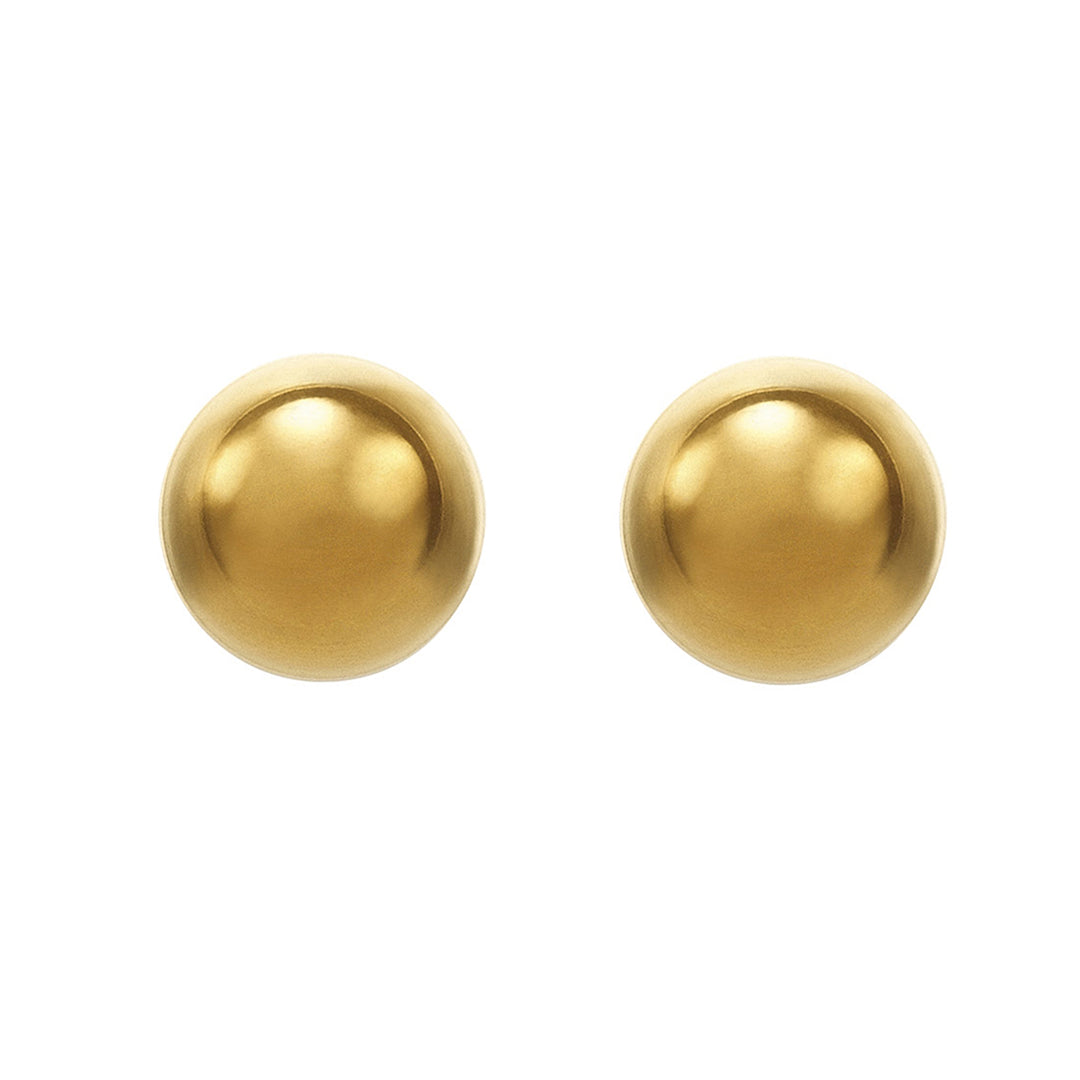 4MM Ball 24K Pure Gold Plated Ear Piercing Stud