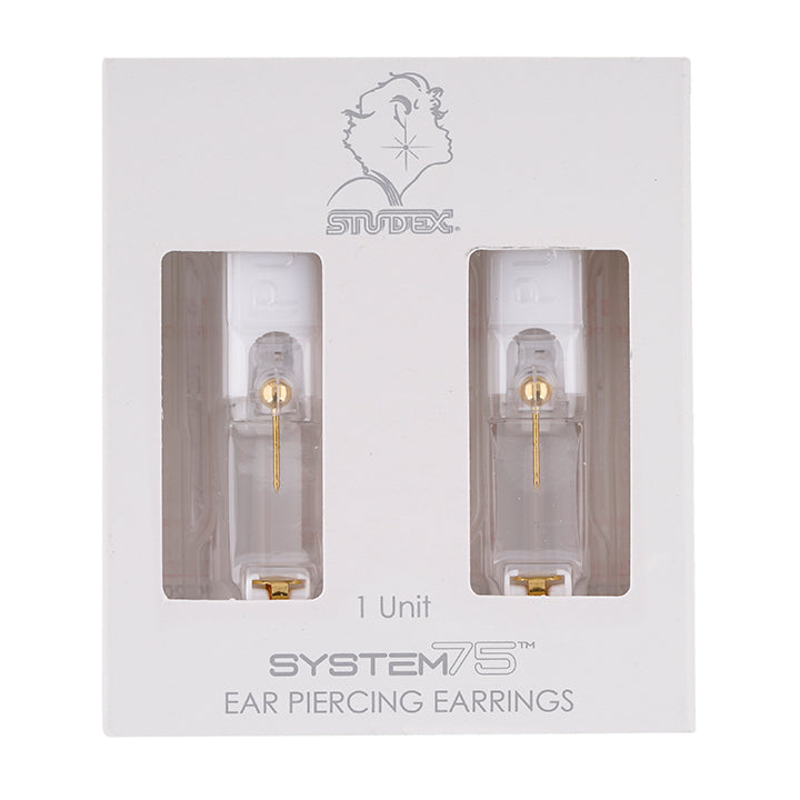 4MM Ball 24K Pure Gold Plated Ear Piercing Stud