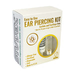 Load image into Gallery viewer, Daisy April Crystal 24K Pure Gold Plated (Self Piercer) Ear Stud
