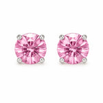 Load image into Gallery viewer, 3MM Pink Cubic Zirconia Allergy-free Stainless Steel Ear Piercing Stud