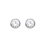 Load image into Gallery viewer, 3MM April Crystal Allergy-free Stainless Steel Ear Piercing Stud
