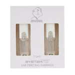 Load image into Gallery viewer, 3MM April Crystal Allergy-free Stainless Steel Ear Piercing Stud
