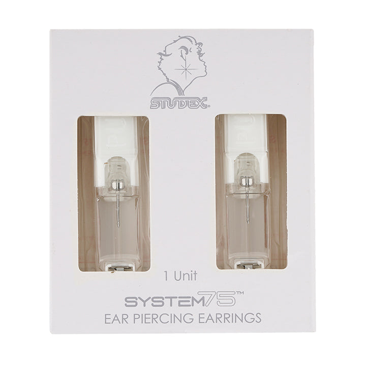 3MM April Crystal Allergy-free Stainless Steel Ear Piercing Stud
