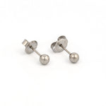 Load image into Gallery viewer, 4MM Ball Allergy-free Stainless Steel (Self Piercer) Ear Stud
