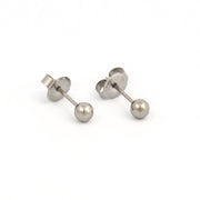 4MM Ball Allergy-free Stainless Steel (Self Piercer) Ear Stud