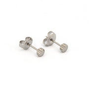 4MM Heart Allergy-free Stainless Steel Ear Piercing Stud