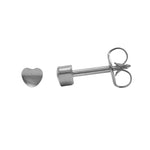 Load image into Gallery viewer, 4MM Heart Allergy-free Stainless Steel Ear Piercing Stud
