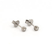 4MM Starlite April Crystal Allergy-free Stainless Steel Ear Piercing Stud