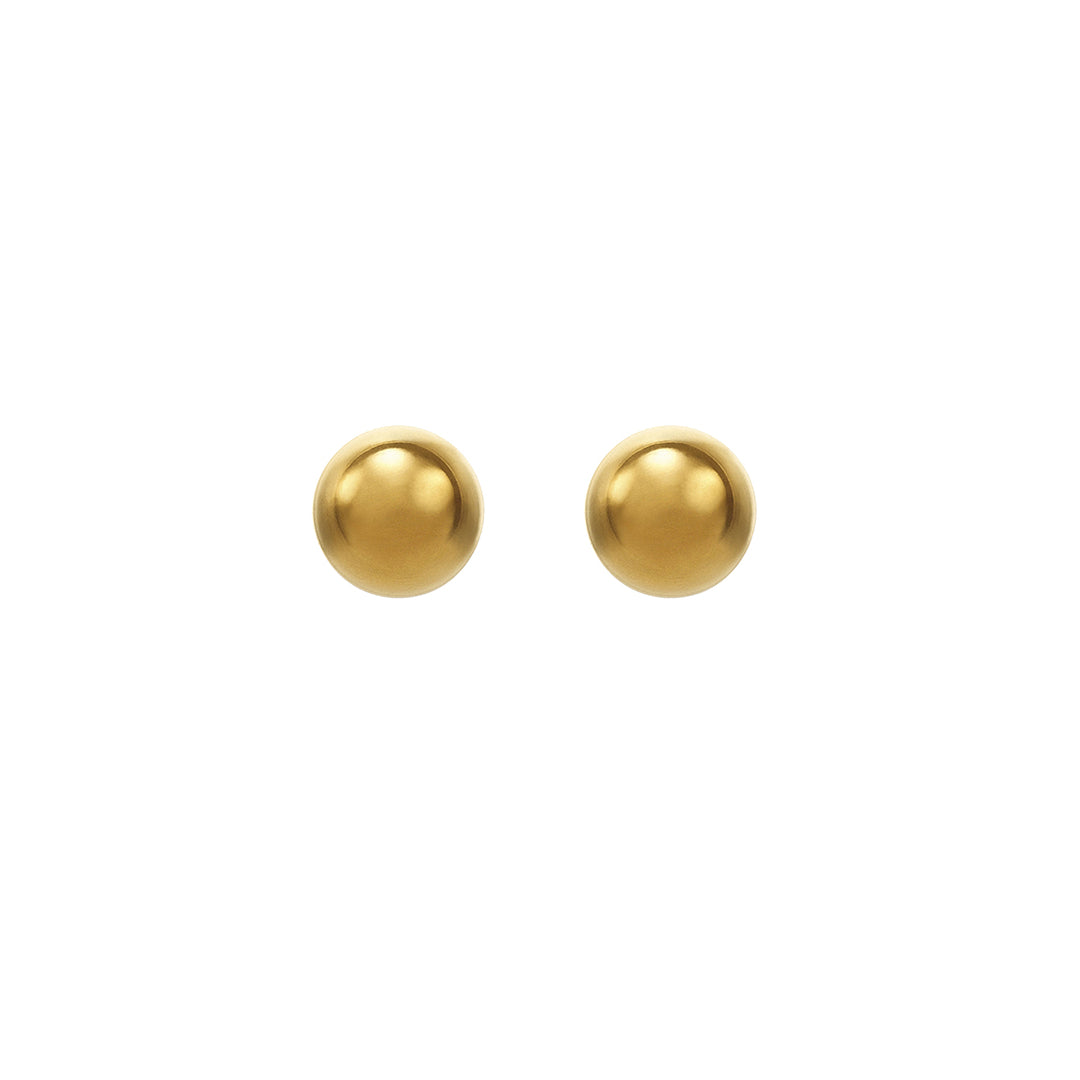 3MM Ball 18K Gold Ear Piercing Stud