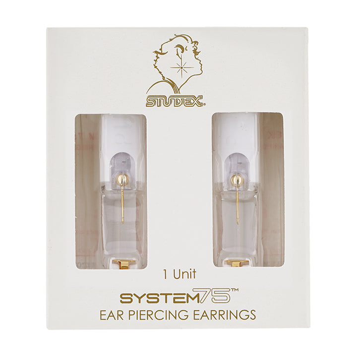 3MM Ball 18K Gold Ear Piercing Stud