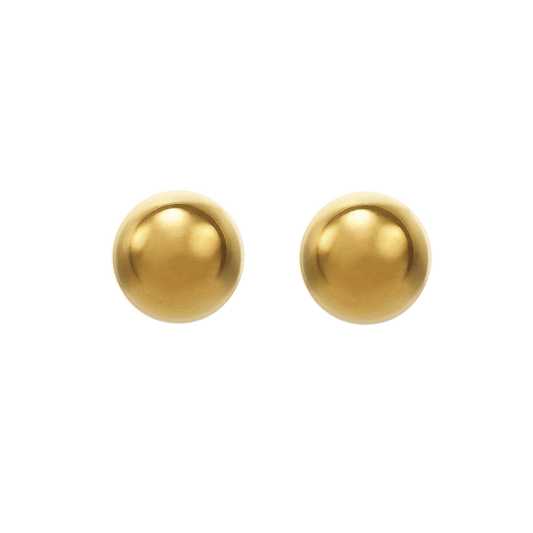 4MM Ball 18K Gold Ear Piercing Stud
