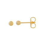 Load image into Gallery viewer, 3MM Ball 18K Gold Ear Piercing Stud For Kids
