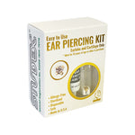 Load image into Gallery viewer, 4MM Cubic Zirconia 24K Pure Gold Plated (Self Piercer) Ear Stud
