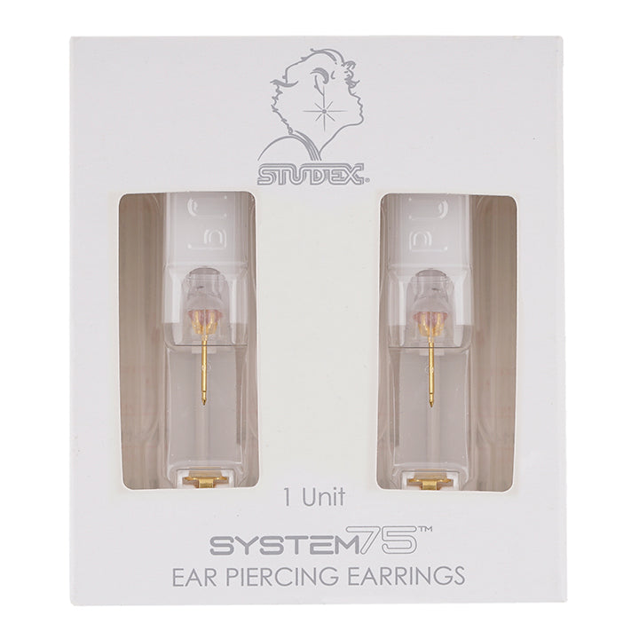 5MM Pink Star Cubic Zirconia 24K Pure Gold Plated Ear Piercing Stud (Copy)