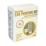 Load image into Gallery viewer, 5MM Cubic Zirconia Star 24K Pure Gold Plated (Self Piercer) Ear Stud
