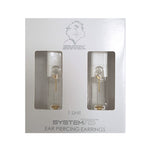 Load image into Gallery viewer, 4MM White Pearl 24K Pure Gold Plated Ear Piercing Stud
