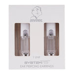 Load image into Gallery viewer, 4MM Black Cubic Zirconia Allergy-free Stainless Steel Ear Piercing Stud
