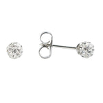 Load image into Gallery viewer, 4.5MM Fireball Crystal Allergy-free Stainless Steel Ear Piercing Stud
