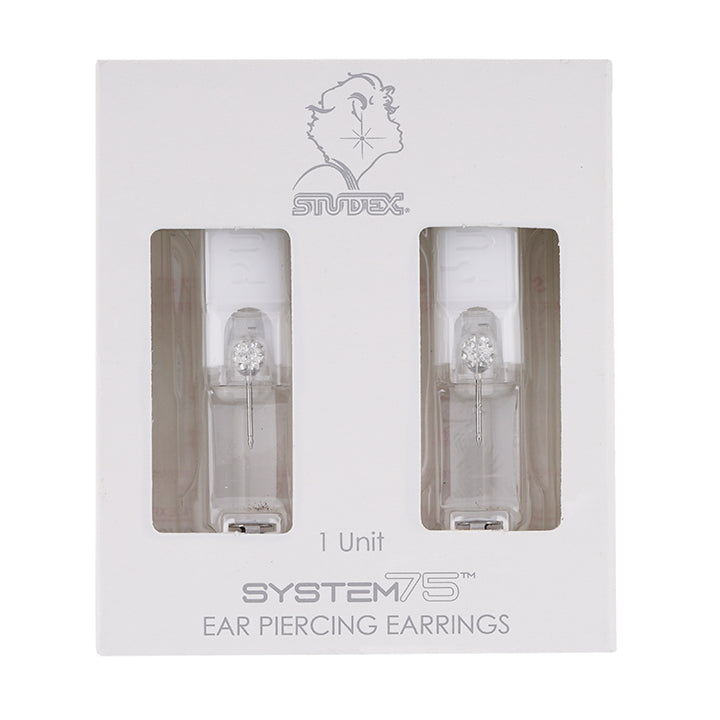 4.5MM Fireball Crystal Allergy-free Stainless Steel Ear Piercing Stud