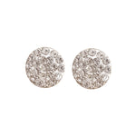 Load image into Gallery viewer, Novelty Flat April Crystal 24K Pure Gold Plated Ear Stud
