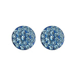 Load image into Gallery viewer, Novelty Aquamarine Crystal Allergy-free Stainless Steel Ear Piercing Stud
