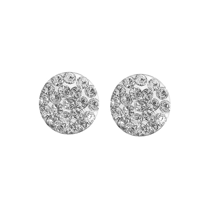 Novelty Flat April Crystal Allergy-free Stainless Steel Ear Piercing Stud